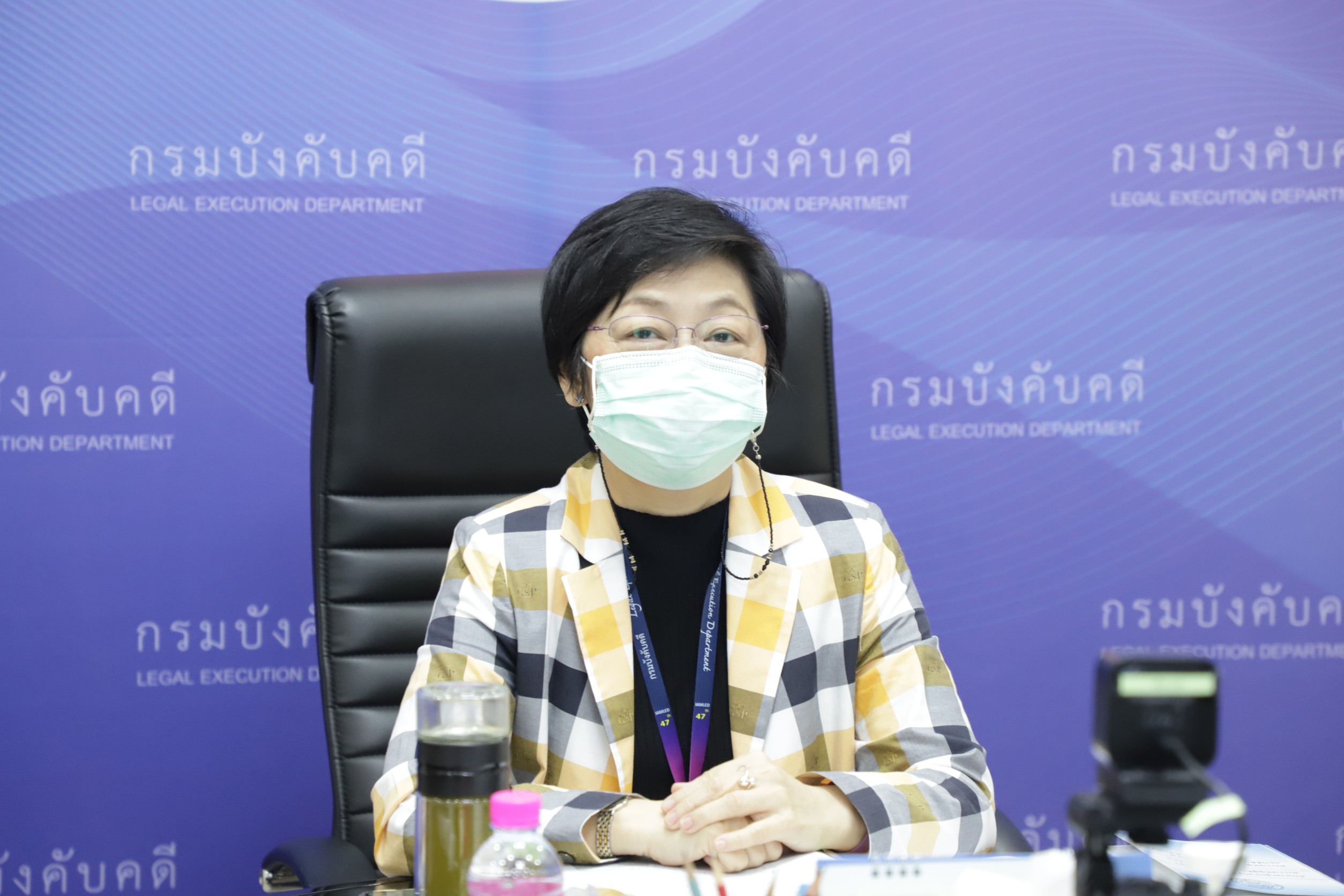 กรมบังคับคดีจัดอบรมให้ความรู้กฎหมายด้านการบังคับคดี และกฎหมายในชีวิตประจำวัน แก่ผู้ประกอบการ SMEs และประชาชนในรูปแบบออนไลน์